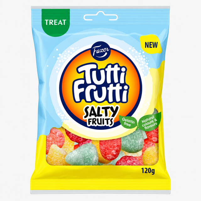 Fazer Tutti Frutti Salty Fruits 120g